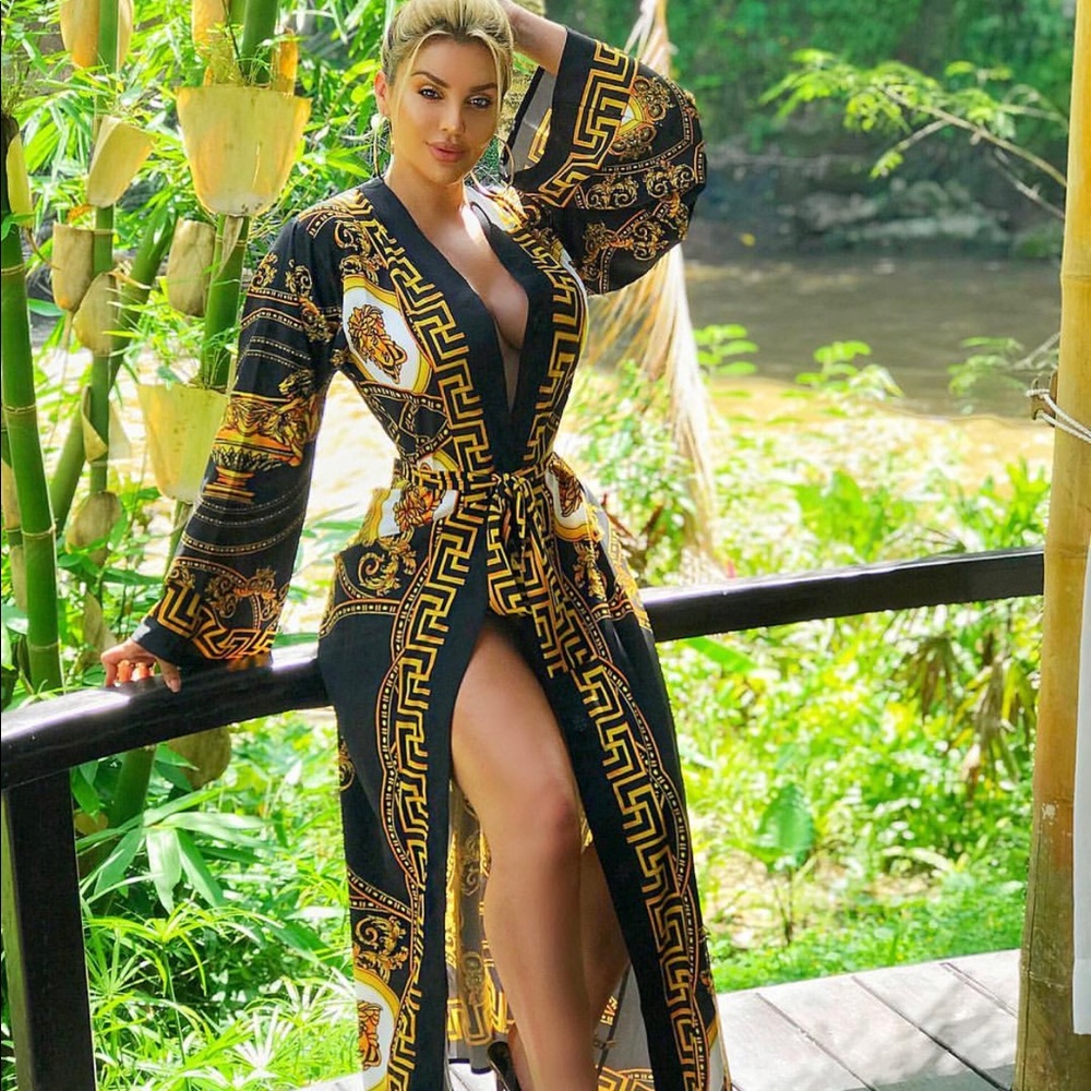 Royal Kimono Dress